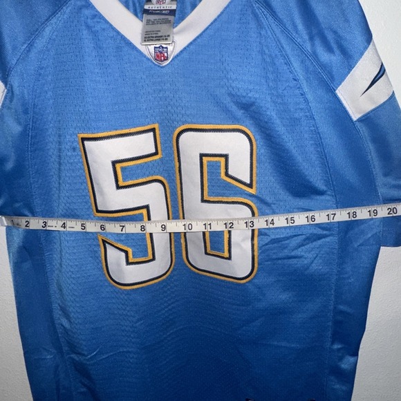 NFL San Diego‎ Chargers Shawn Merriman #56 Size Xl  Blue Rbk - Picture 8 of 9